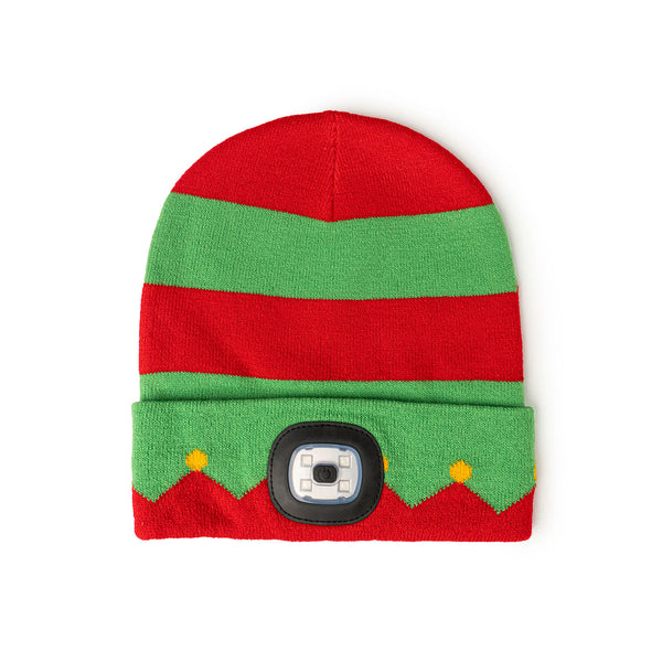 Festive AF Nightscope USB Rechargeable LED Beanie - Elf