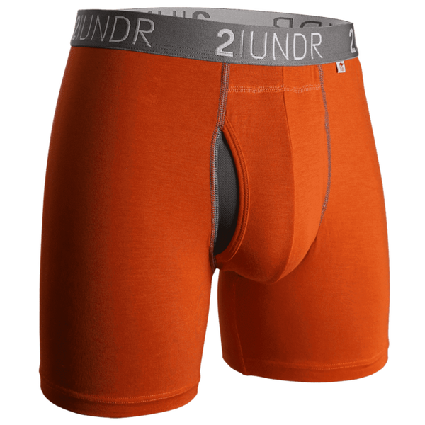 Swing Shift - Boxer Brief - Orange/Grey