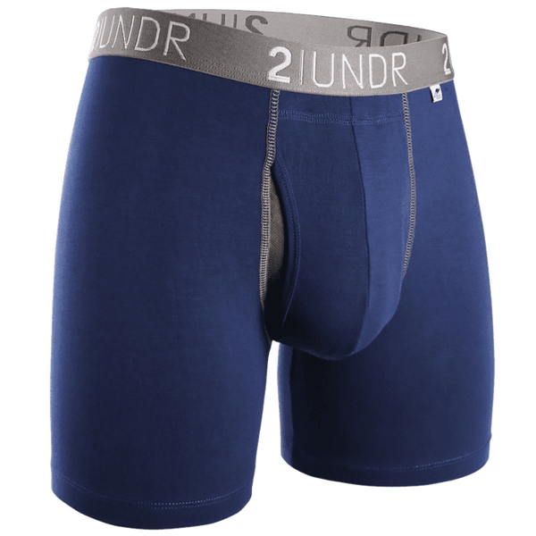 Swing Shift - Boxer Brief - Navy/Grey