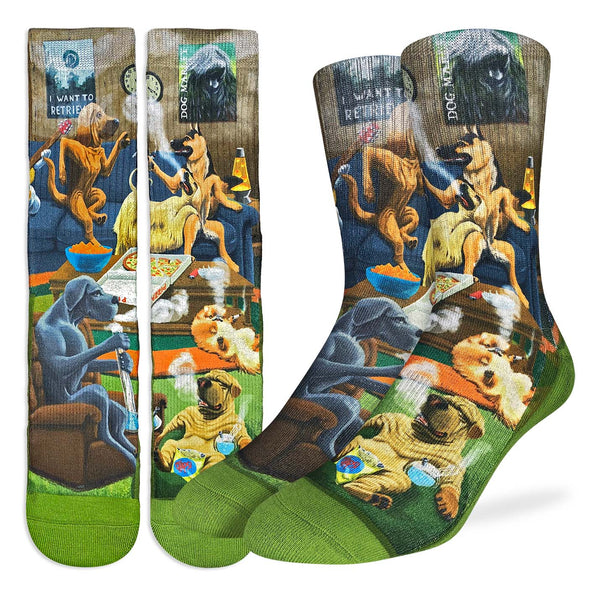 Dogs Smoking Weed Socks