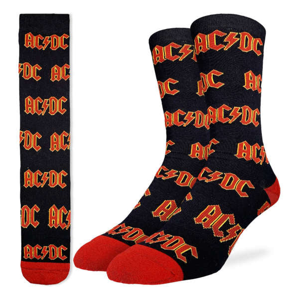 AC/DC Logo Socks