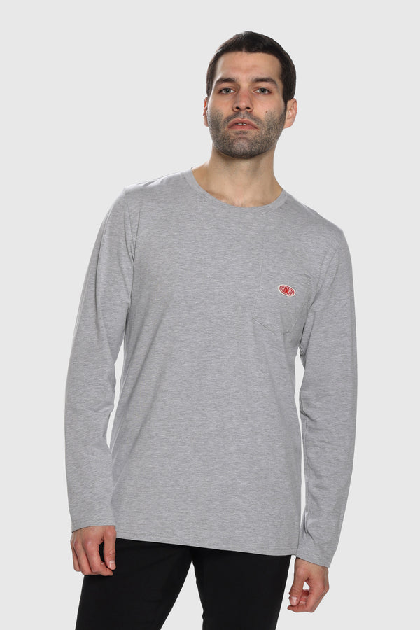 Full Service Long Sleeve - Heather Grey