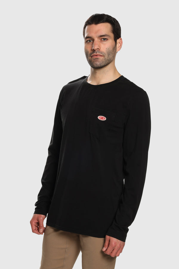 Full Service Long Sleeve - Washed Black