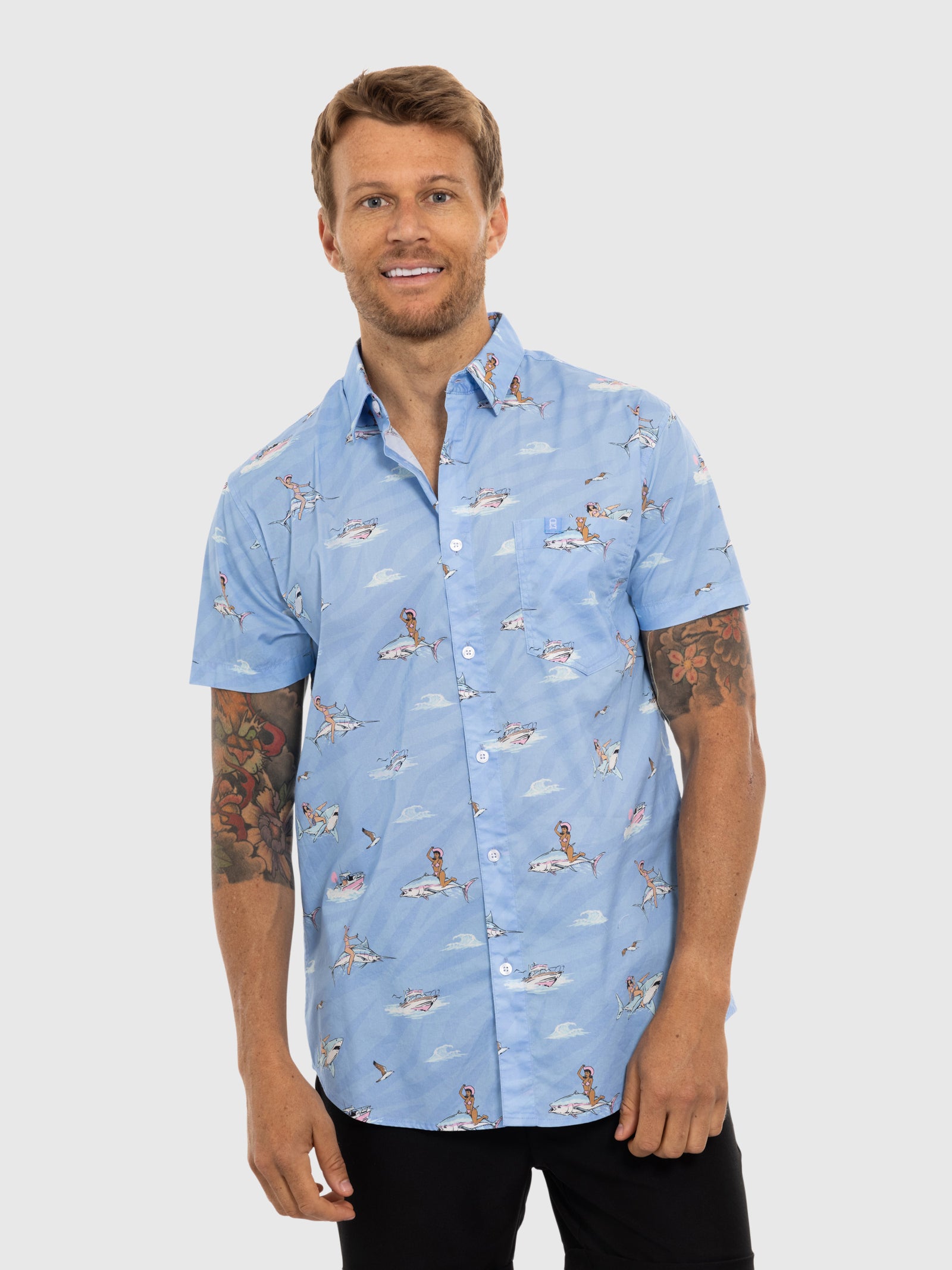 Angler Button Up Large