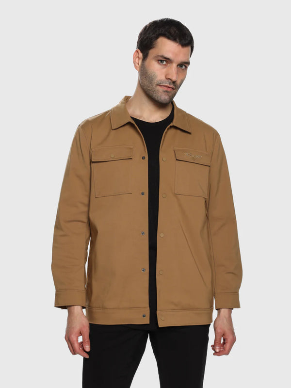 KHAKI UTILITY JACKET X Large