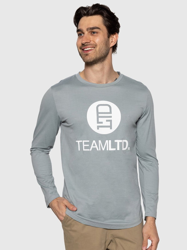 TEAMLTD Sage Grey Logo L/S