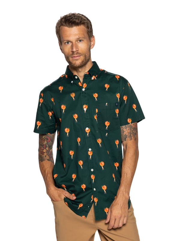 Peaches Button Up