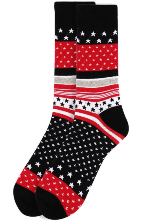 Starry Night Christmas Socks