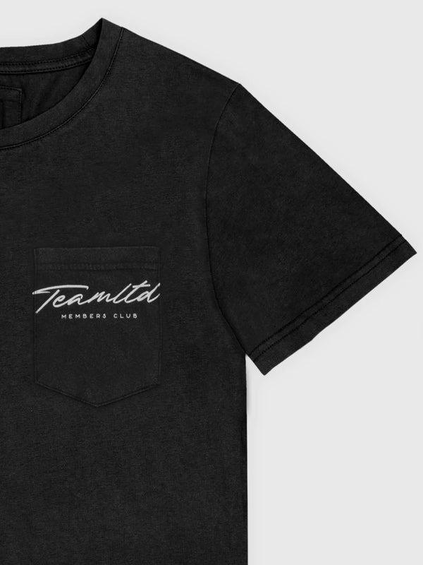 TEAMLTD Members Pocket Tee - Black