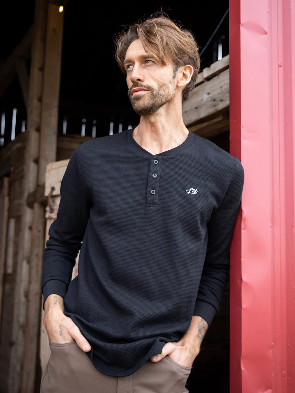 Hollister waffle shirt hot sale