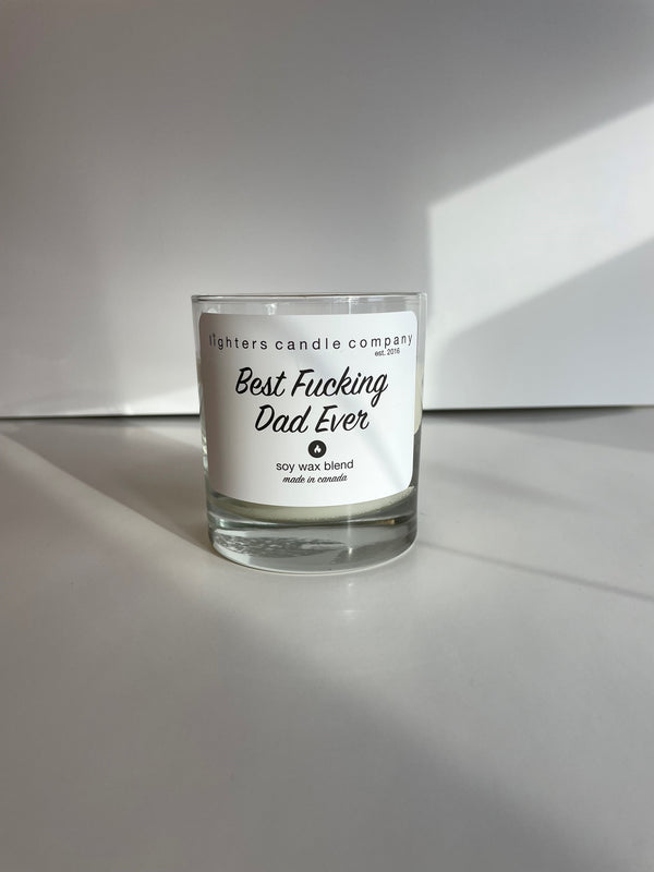 Best Fucking Dad Ever Candle