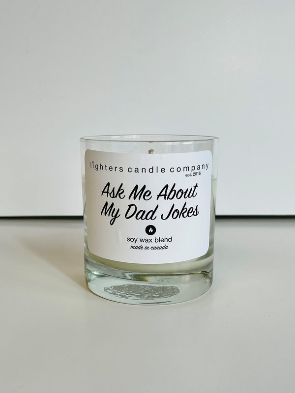 Dad Jokes Candle